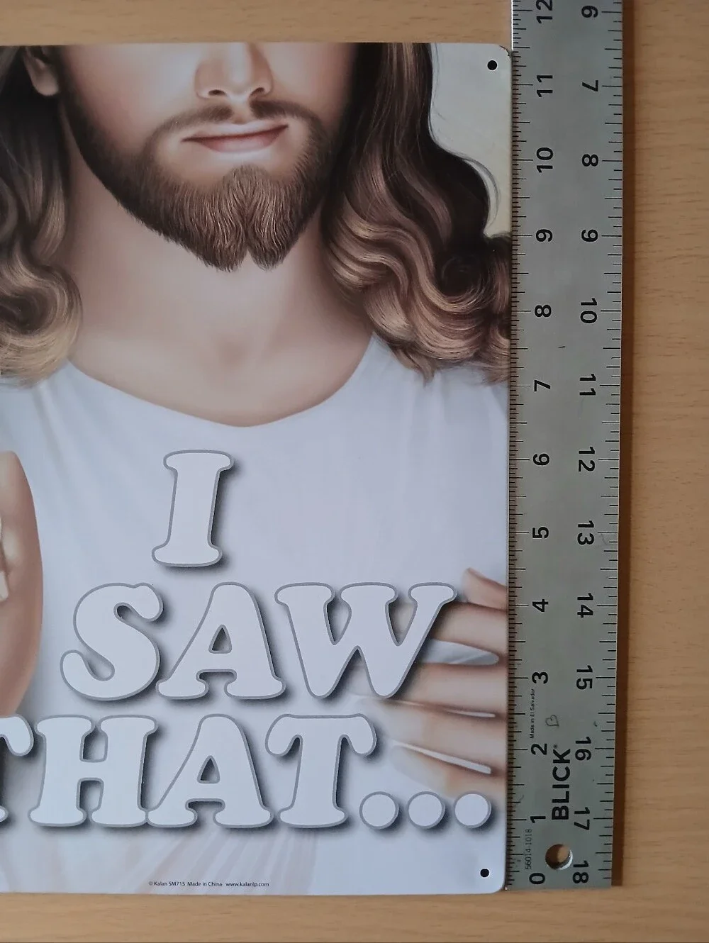 Cool Jesus Metal Wall Decor Sign Set